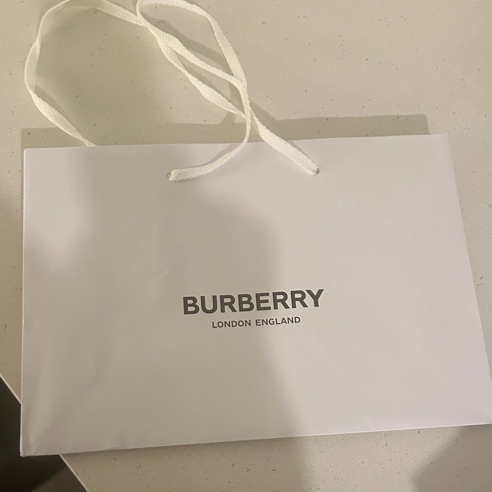 Burberry Classic White Tote Bag